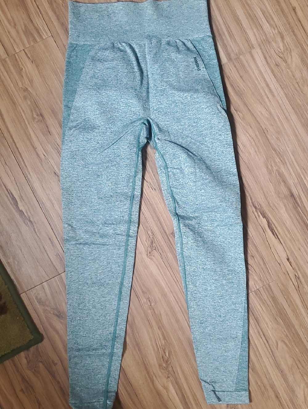 High-Waist Teal Athletic Leggings